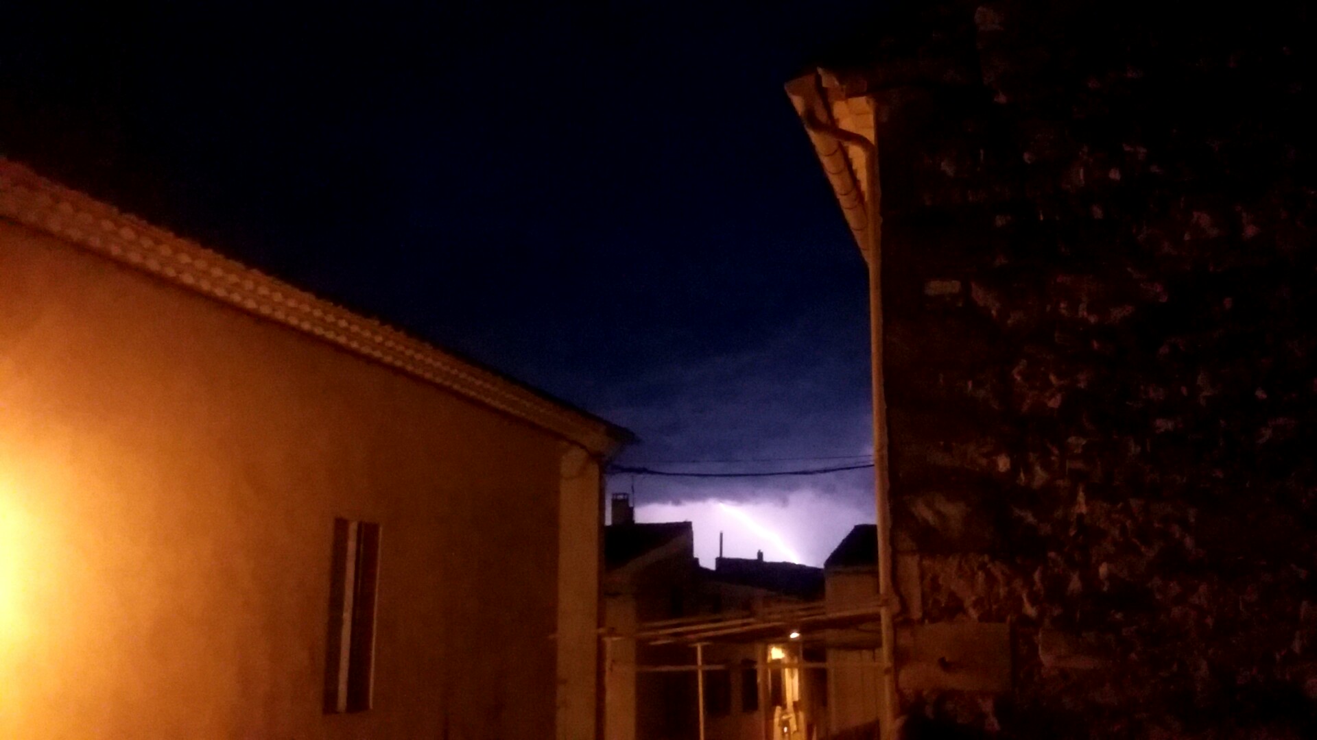 PHOTOS DES ORAGES DU 5 ET 7.08.2018. Avec Dimitri Paquier , Vanessa Lagnau Paquier
