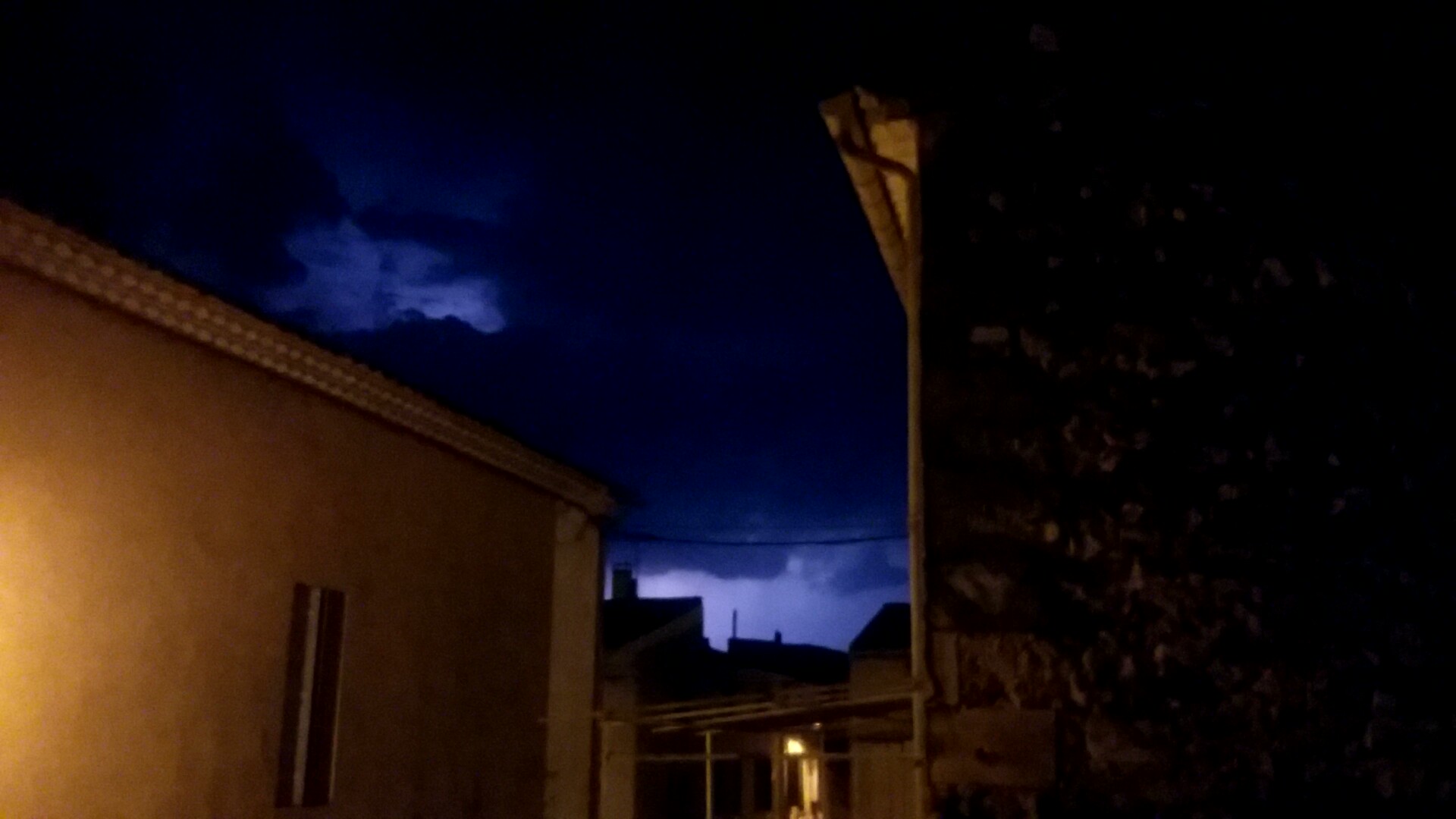 PHOTOS DES ORAGES DU 5 ET 7.08.2018. Avec Dimitri Paquier , Vanessa Lagnau Paquier