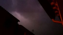 PHOTOS DES ORAGES DU 12.08.2018. Avec Dimitri Paquier , Vanessa Lagnau Paquier
