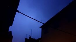PHOTOS DES ORAGES DU 12.08.2018. Avec Dimitri Paquier , Vanessa Lagnau Paquier