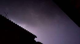 PHOTOS DES ORAGES DU 12.08.2018. Avec Dimitri Paquier , Vanessa Lagnau Paquier
