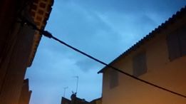 PHOTOS DES ORAGES DU 12.08.2018. Avec Dimitri Paquier , Vanessa Lagnau Paquier