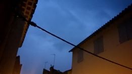 PHOTOS DES ORAGES DU 12.08.2018. Avec Dimitri Paquier , Vanessa Lagnau Paquier