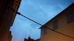 PHOTOS DES ORAGES DU 12.08.2018. Avec Dimitri Paquier , Vanessa Lagnau Paquier