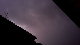PHOTOS DES ORAGES DU 12.08.2018. Avec Dimitri Paquier , Vanessa Lagnau Paquier