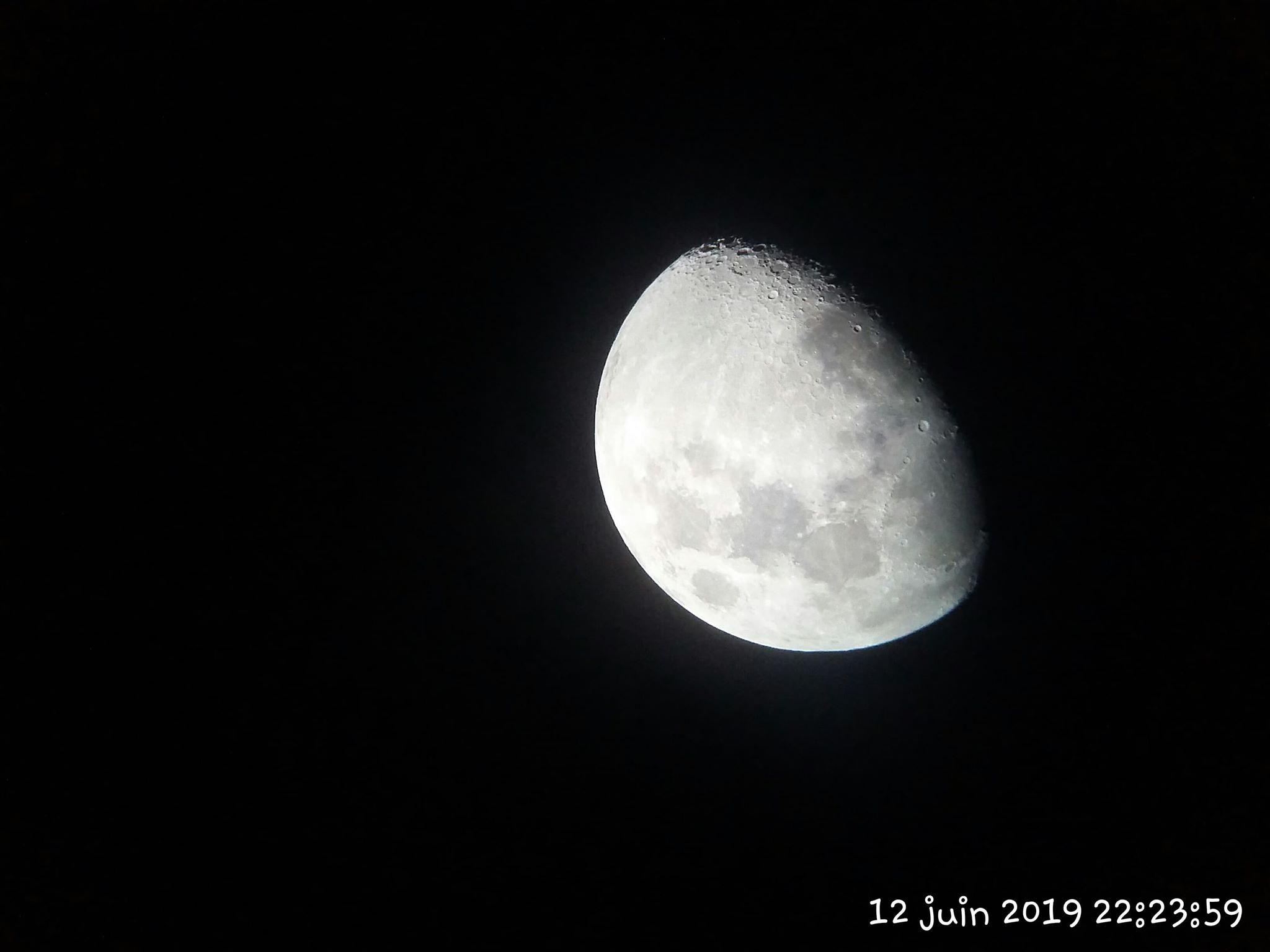 PHOTOS DE LA LUNE ET DE JUPITER LE 12/06/2019.