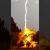 Lightning bolt strikes tree in Colorado